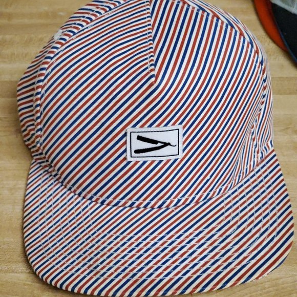 Barber Shop Pole Strapback Hat - Picture 1 of 2